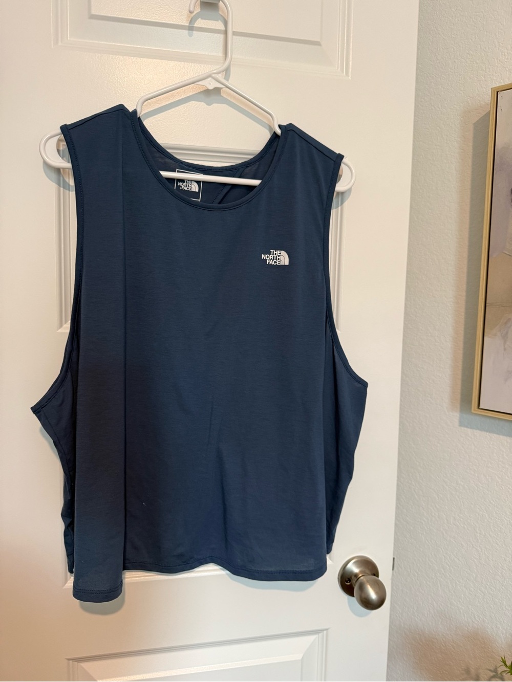 NWOT The North Face Women’s Navy Athletic Tank Top Size 3X - Picture 2 of 5